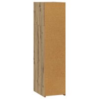Hoge kast Artisanaal eiken 30 x 41 x 124 cm Bewerkt hout 4