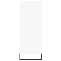 Hoge kast 57x35x90 cm bewerkt hout wit 5