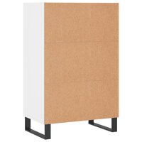 Hoge kast 57x35x90 cm bewerkt hout wit 6