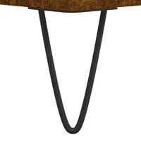 Hoge kast 40x36x110 cm bewerkt hout gerookt eiken 9