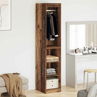 Kledingkast met plank met opslag Oudhout 41 x 48 x 102 cm 4