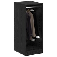 Kledingkast met plank met opslag Zwart Eiken 41 x 48 x 102 cm 3