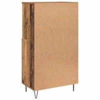 Highboard Bruin 60 x 36 x 110 cm Bewerkt hout 8
