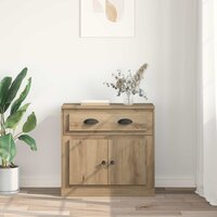 Highboard Artisan Eiken 70 x 35,5 x 67,5 cm Bewerkt hout 4