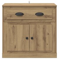 Highboard Artisan Eiken 70 x 35,5 x 67,5 cm Bewerkt hout 6
