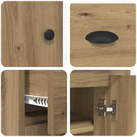 Highboard Artisan Eiken 70 x 35,5 x 67,5 cm Bewerkt hout 9