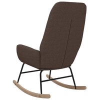 Schommelstoel stof taupe 5