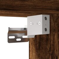 Tv-meubel 60x31x39,5 cm bewerkt hout metaal gerookt eikenkleur 9