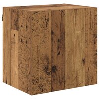 TV Wandkast Wandgemonteerd Oud Hout 40,5x30x40cm Bewerkt hout 2