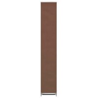 Stoffen schoenenrek met hoes 162 x 57 x 29 cm bruin 5