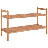 Schoenenrek 69x27x41 cm massief walnotenhout 2