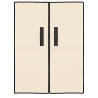 Schoenenkast 60x28x90 cm stof cr&amp;egrave;mekleurig 3