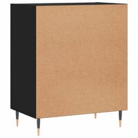Dressoir 57x35x70 cm bewerkt hout zwart 6