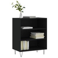 Dressoir 57x35x70 cm bewerkt hout zwart 3