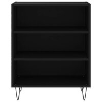 Dressoir 57x35x70 cm bewerkt hout zwart 4