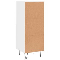 Dressoir 34,5x34x90 cm bewerkt hout hoogglans wit 8