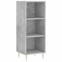 Dressoir 34,5x32,5x90 cm bewerkt hout betongrijs 2