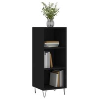 Dressoir 34,5x32,5x90 cm bewerkt hout zwart 3