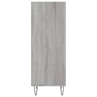 Dressoir 34,5x32,5x90 cm bewerkt hout grijs sonoma eikenkleurig 5