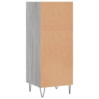 Dressoir 34,5x32,5x90 cm bewerkt hout grijs sonoma eikenkleurig 6