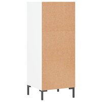 Dressoir 34,5x32,5x90 cm bewerkt hout wit 6