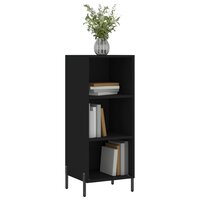 Dressoir 34,5x32,5x90 cm bewerkt hout zwart 3