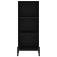 Dressoir 34,5x32,5x90 cm bewerkt hout zwart 4