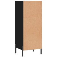 Dressoir 34,5x32,5x90 cm bewerkt hout zwart 6
