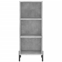 Dressoir 34,5x32,5x90 cm bewerkt hout betongrijs 4