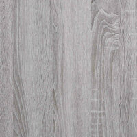 Dressoir 34,5x32,5x90 cm bewerkt hout grijs sonoma eikenkleurig 8