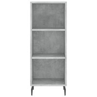 Dressoir 34,5x32,5x90 cm bewerkt hout betongrijs 4