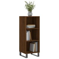 Dressoir 34,5x32,5x90 cm bewerkt hout bruin eikenkleur 3