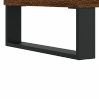 Dressoir 34,5x32,5x90 cm bewerkt hout bruin eikenkleur 7