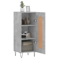 Dressoir 34,5x34x90 cm bewerkt hout betongrijs 4
