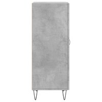 Dressoir 34,5x34x90 cm bewerkt hout betongrijs 7