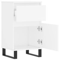Dressoir 40x35x70 cm bewerkt hout wit 6