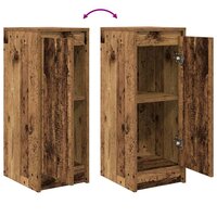 Dressoir 29,5x34x76 cm bewerkt hout oud houtkleurig 9