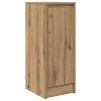 Dressoir 29,5x34x76 cm bewerkt hout artisanaal eikenkleur 2
