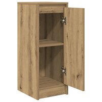 Dressoir 29,5x34x76 cm bewerkt hout artisanaal eikenkleur 5