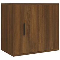 Nachtkastje wandgemonteerd 50x30x47 cm bruin eikenkleur 2