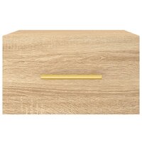 Nachtkastje wandgemonteerd 35x35x20 cm sonoma eikenkleurig 5