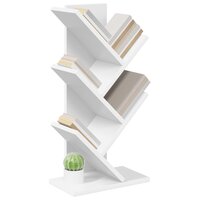 Boekenkast in de vorm van een boom 4-vaks 30 x 18 x 60 cm Wit 3