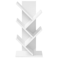 Boekenkast in de vorm van een boom 4-vaks 30 x 18 x 60 cm Wit 4