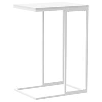 Bijzettafel 40x30x59 cm bewerkt hout wit 6