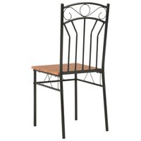 Eetkamerstoelen 2 st MDF bruin 4
