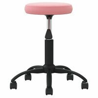 Eetkamerstoel fluweel roze 3
