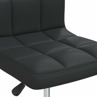 Eetkamerstoel kunstleer zwart 7