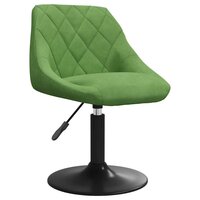 Eetkamerstoel fluweel lichtgroen 2