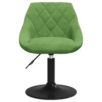 Eetkamerstoel fluweel lichtgroen 3