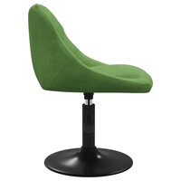 Eetkamerstoel fluweel lichtgroen 4